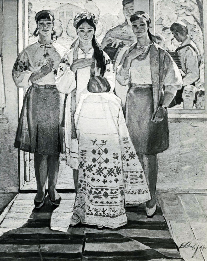 «Просили тато й мама...». 1969. Полотно, олія